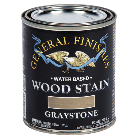 GENERAL FINISHES 1 Pt Graystone Wood Stain Water-Based Penetrating Stain WQPT